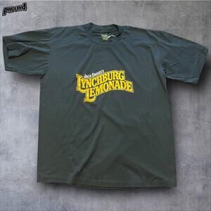 VINTAGE Jack Daniel's Lynchburg Lemonade Shirt Mens XL Black Promo USA Made 90s